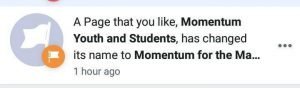 Momentum for the Many