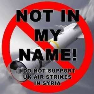 syria not in my name 