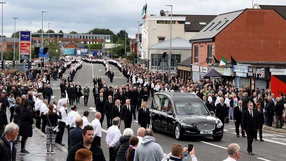 Belfast riots: Boris Johnson reacts to violence on streets as bus is hijacked and PSNI attacked 1 bobby storey funeral