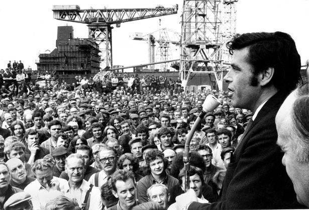 Jimmy Reid: 'A rat race is for rats. We're not rats' 1 Shop stewards convener Jimmy Reid addresses a mass meeting of the Upper Clyde Shipyards workforce at Clydebank
