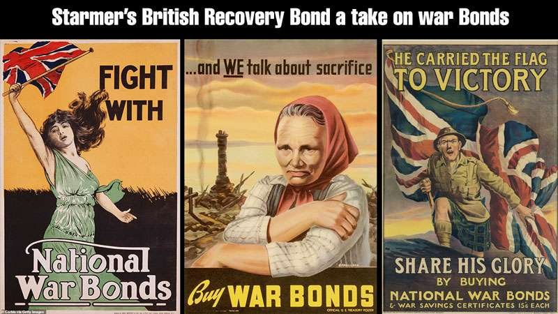 Labour to sack 'shadow chancellor’ Anneliese Dodds after Sir Keir Starmer sinks in the polls 1 British Recovery Bond. 1