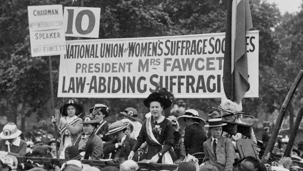 Suffragette demonstration 1910