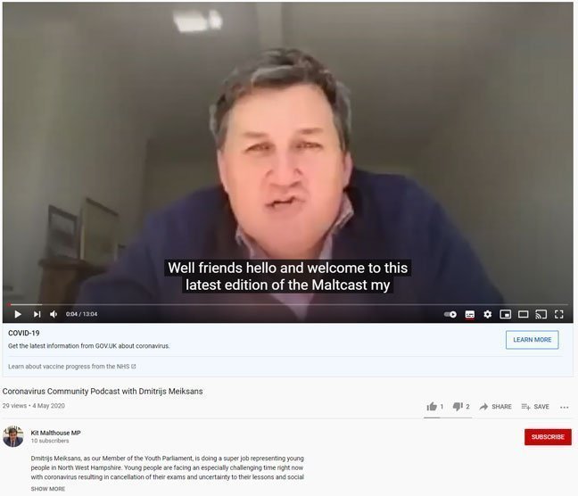 Senior Tory minister claimed up to £800 a month of public money to pay for his podcast 1 The Maltcast Kit Malthouse