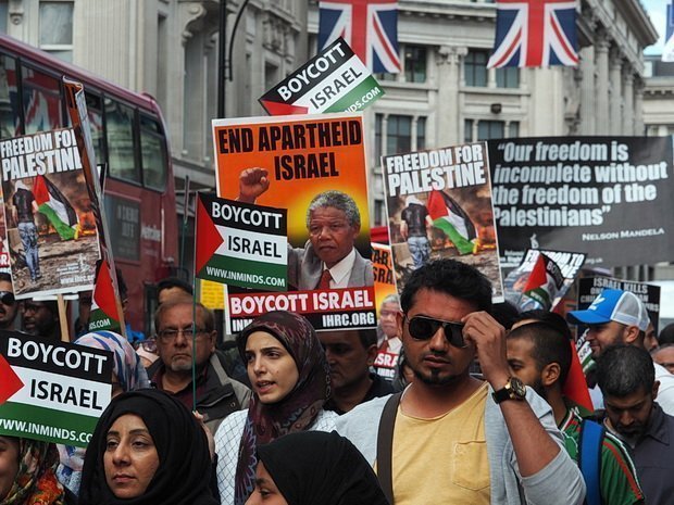 anti israel protest london 18