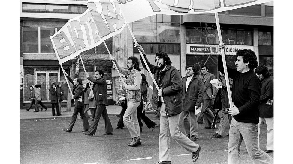 Víctor Jara, a murdered Chilean folk singer who became an international icon of resistance. 1 Jara